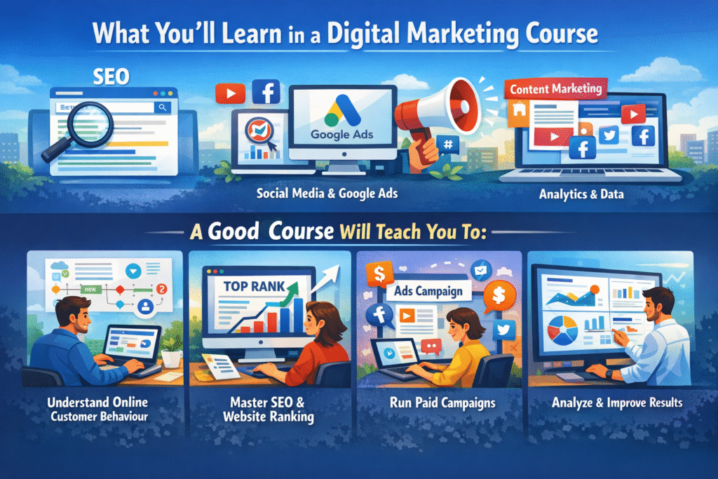 Best Digital Marketing Course for Students with Placement Support, Digital Marketing Course