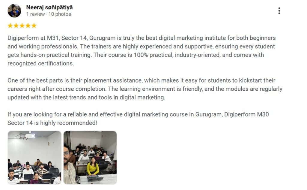 digital marketing course
